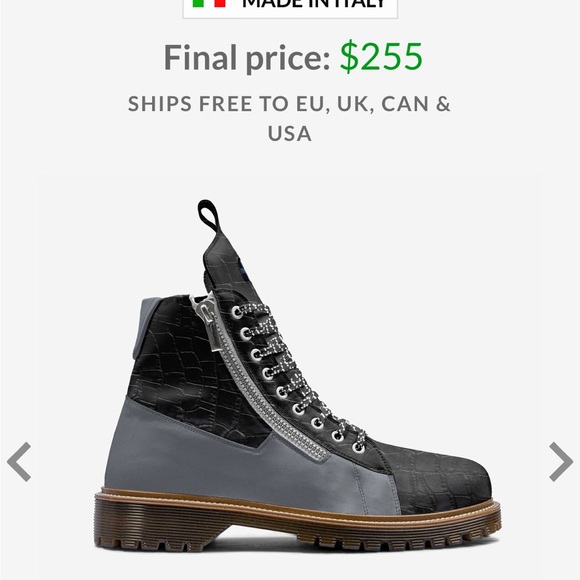 Other - Black and Gray Men's Boots